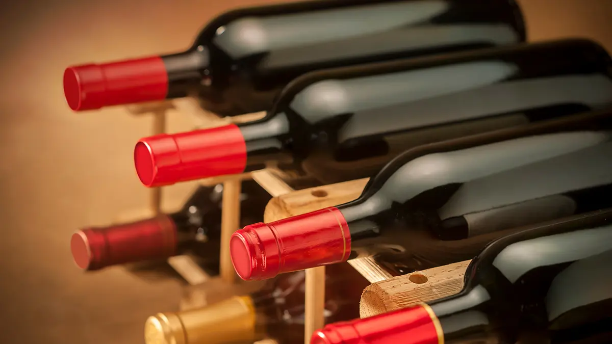 Conservazione delle bottiglie di vino